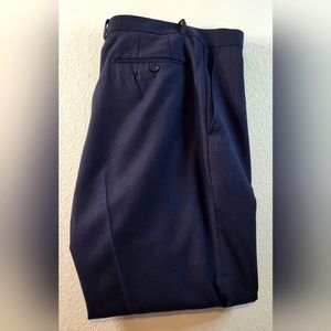 Alfani Men's 38" X 30" Grey Dark Wash Pleated Slim Fit Dress Pants